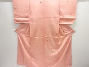 未使用品　枡模様小紋着物